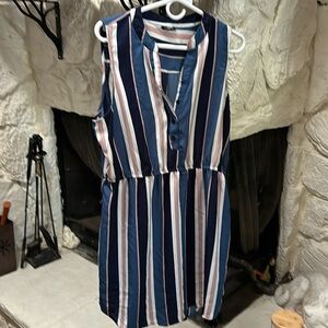 XL Rue 21 striped tank dress